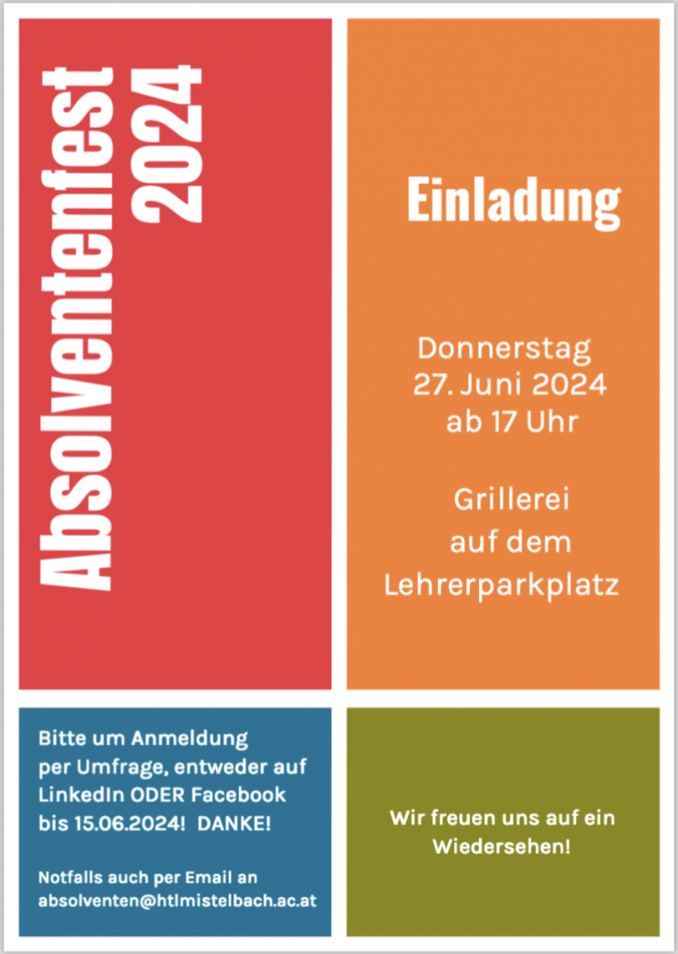 Absolventenfest 2024